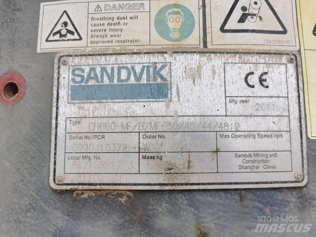Sandvik CH 660 Vergruizers