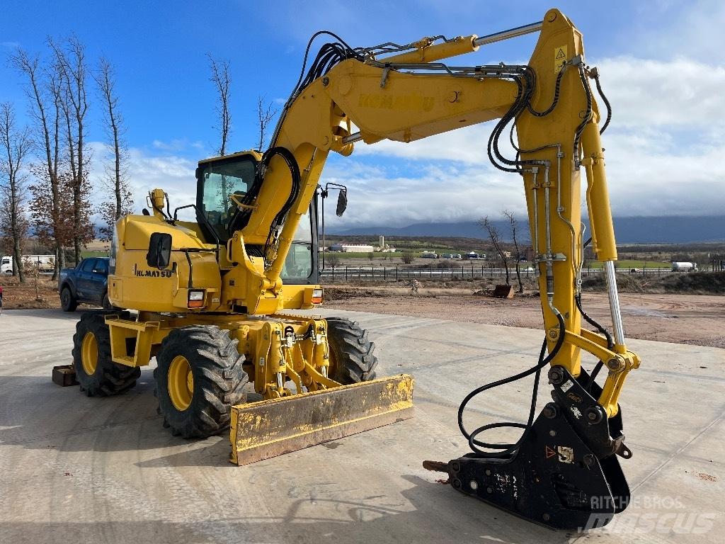 Komatsu PW 98 MR-8 Wielgraafmachines