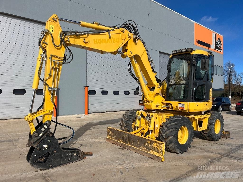 Komatsu PW 98 MR-8 Wielgraafmachines