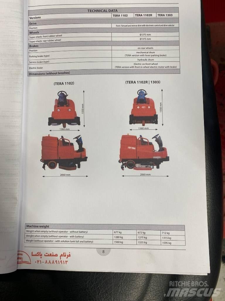 RCM Tera 1102 Schrobzuigmachines