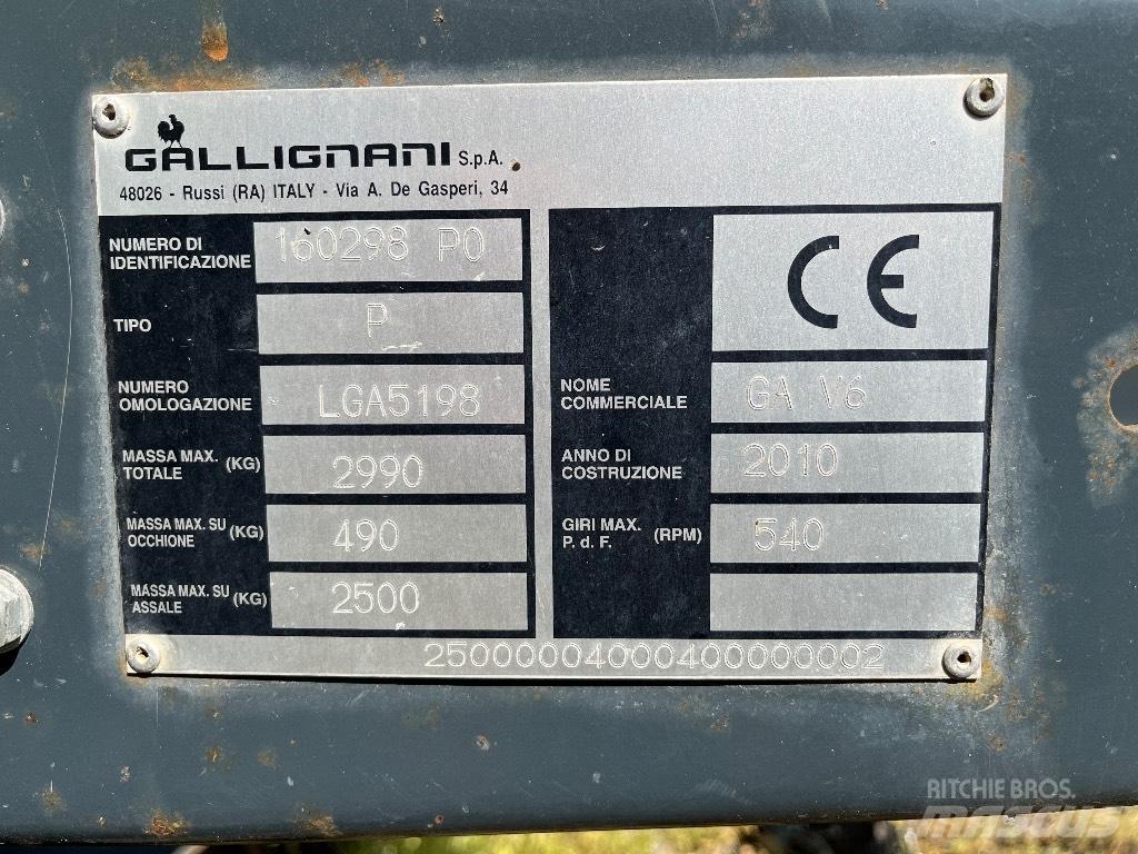 Gallignani GA V6 Ronde-balenpersen