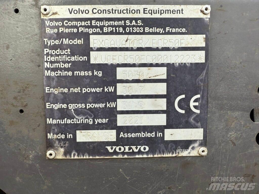 Volvo ECR50F Minigraafmachines < 7t
