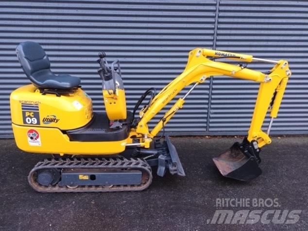 Komatsu PC 9 Minigraafmachines < 7t