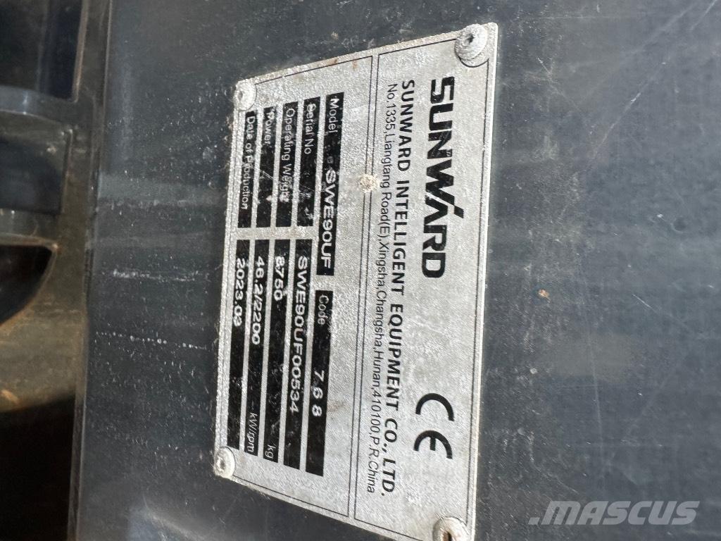 Sunward SWE90UF Midigraafmachines 7t - 12t