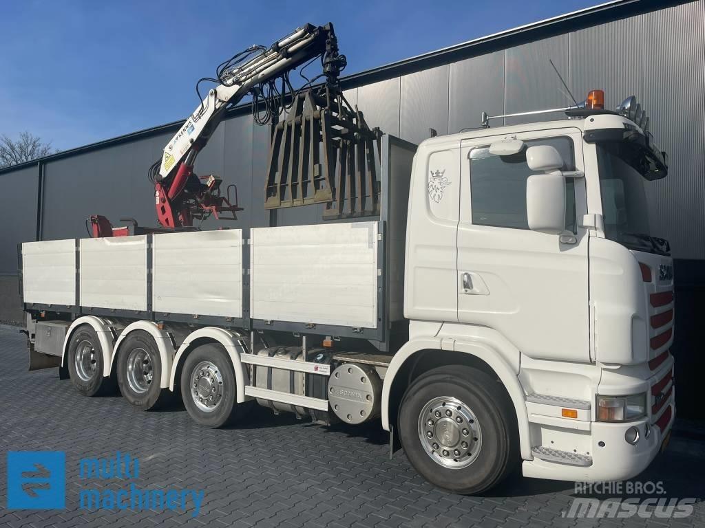 Scania R500 V8 Platte bakwagens