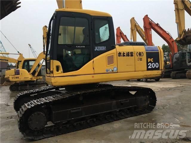 Komatsu pc200-7 Rupsgraafmachines