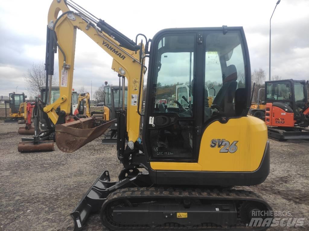 Yanmar SV 26 2017r Minigraafmachines < 7t
