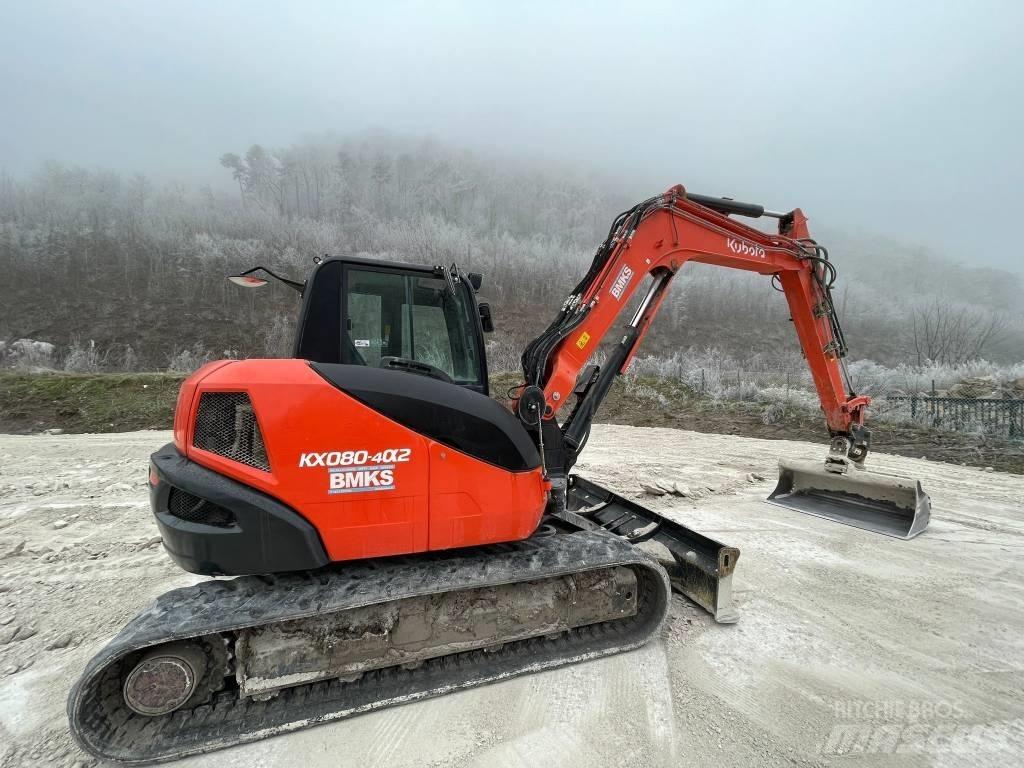 Kubota KX 080-4a2 Midigraafmachines 7t - 12t