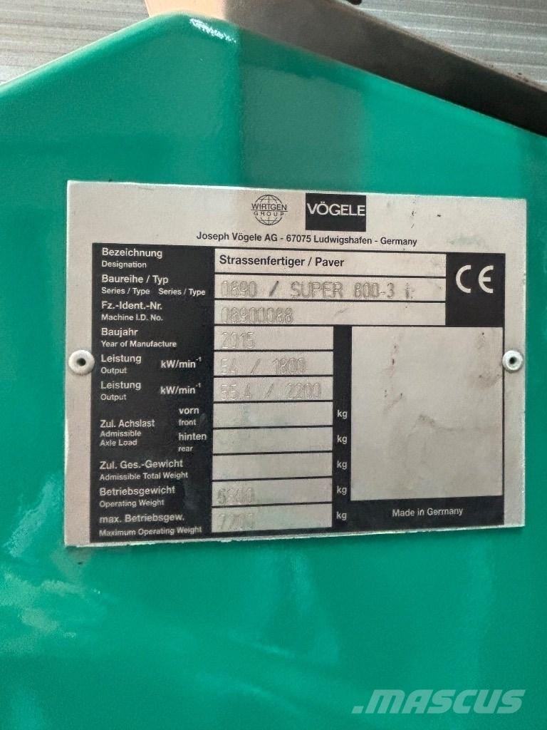 Vögele 800-3i Frezen