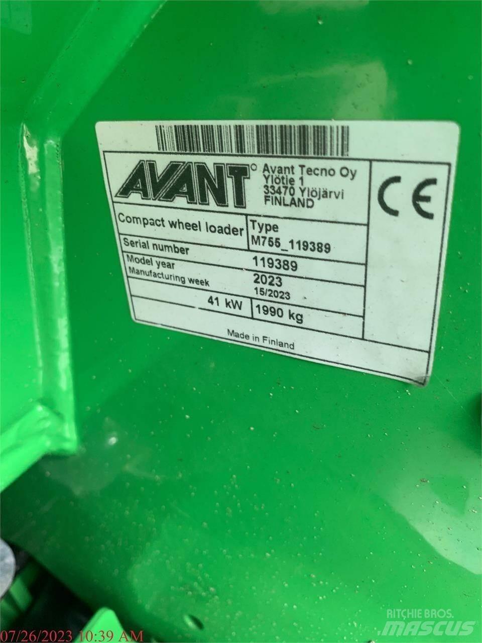 Avant 755I Wielladers