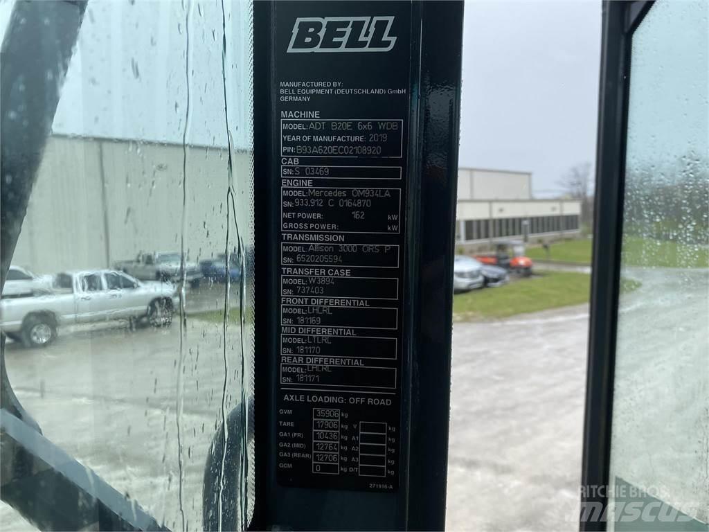 Bell B20E Knik dumptrucks