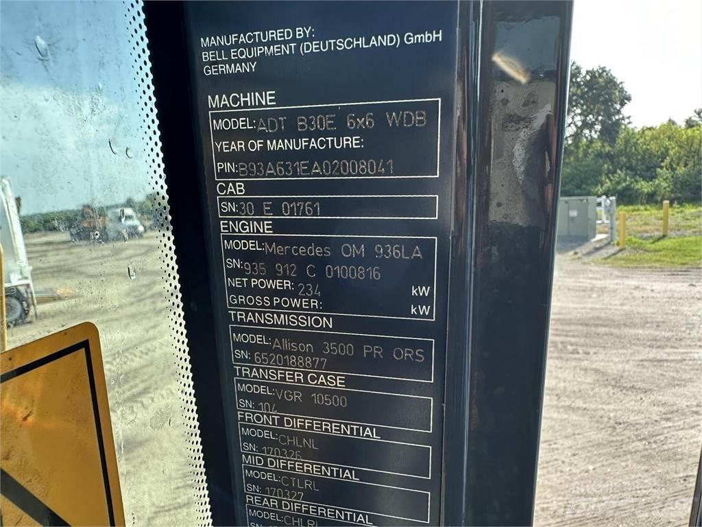 Bell B30E Knik dumptrucks