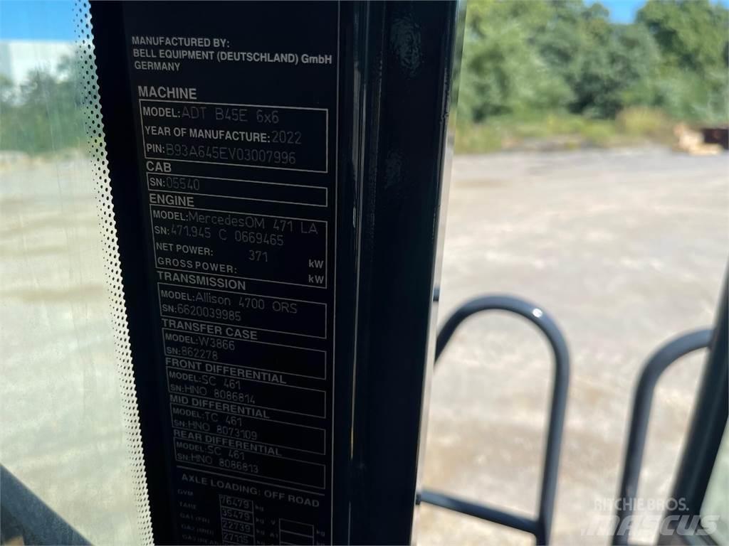 Bell B45E Knik dumptrucks