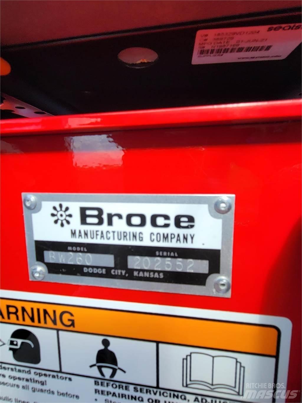 Broce BW260 Veegmachines