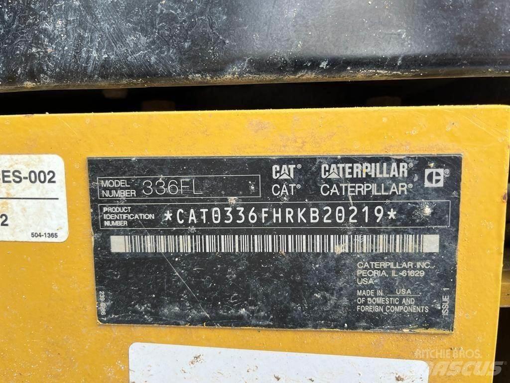 CAT 336FL Rupsgraafmachines