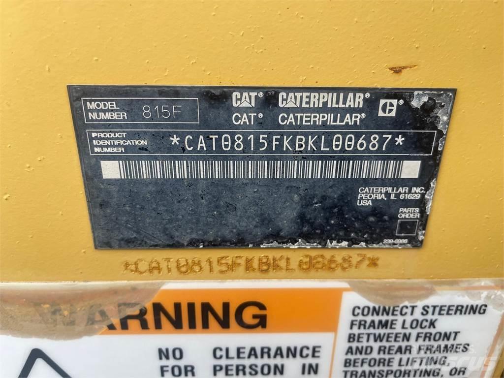 CAT 815F Afvalpersen