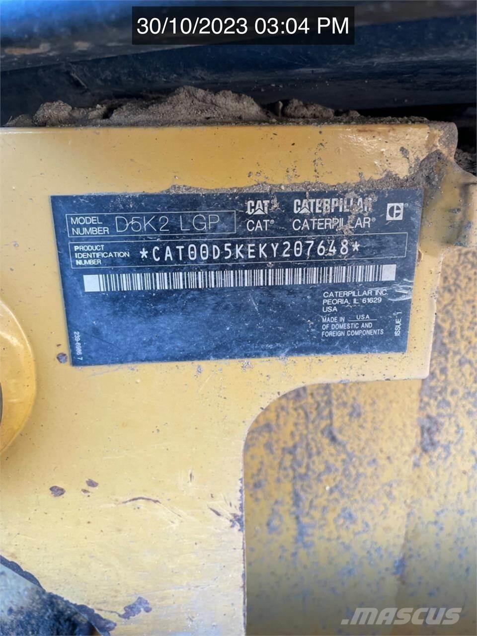 CAT D5K2 LGP Rupsdozers
