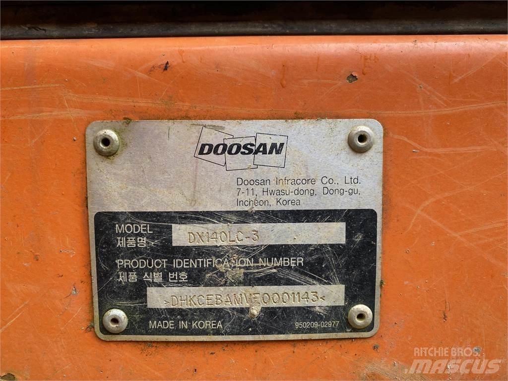 Doosan DX140 LC-3 Rupsgraafmachines