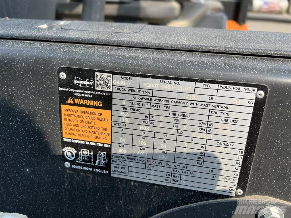 Doosan G45S-7 Heftrucks overige