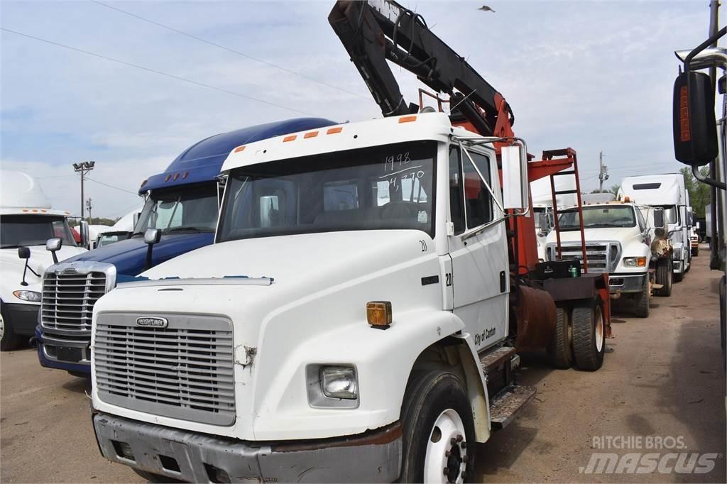 Freightliner FL70 Vlakke laadvloer met kraan