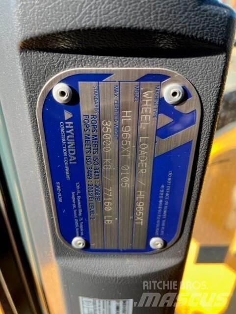 Hyundai HL965XT Wielladers