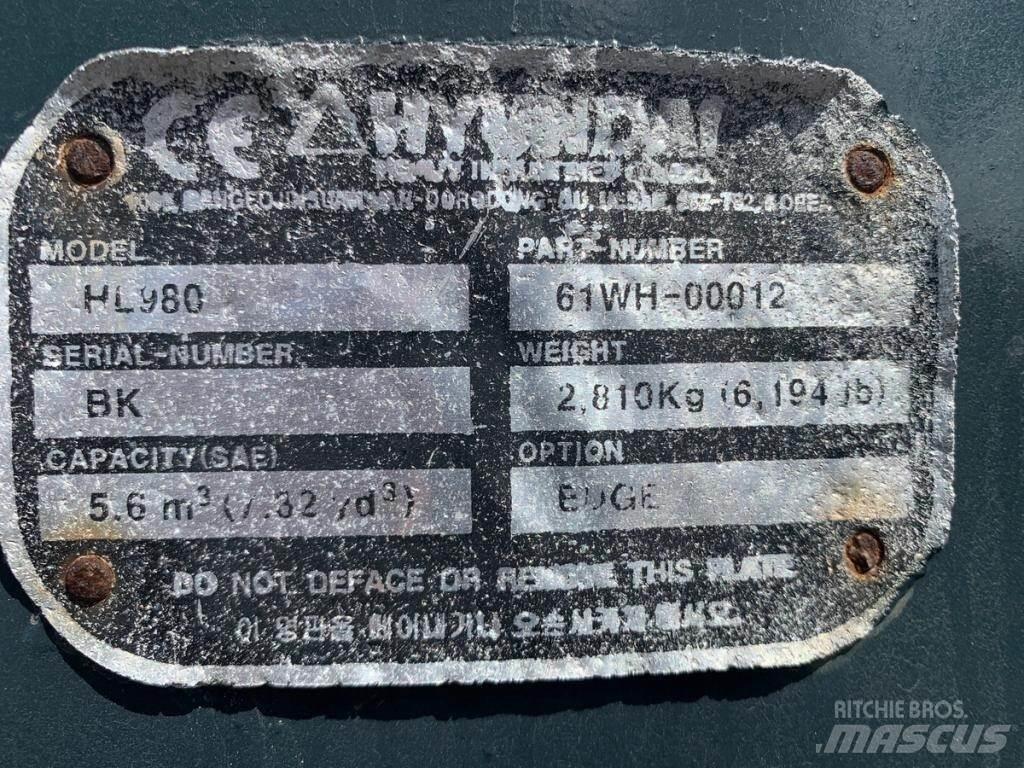 Hyundai HL980 Wielladers