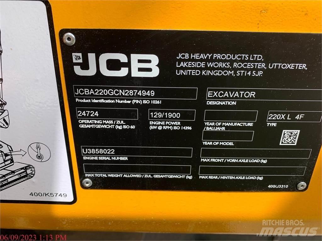 JCB 220X Rupsgraafmachines