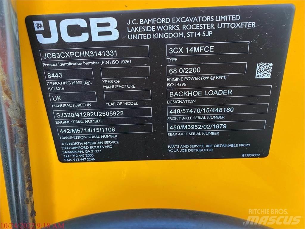 JCB 3CX14 Graaf-laadcombinaties