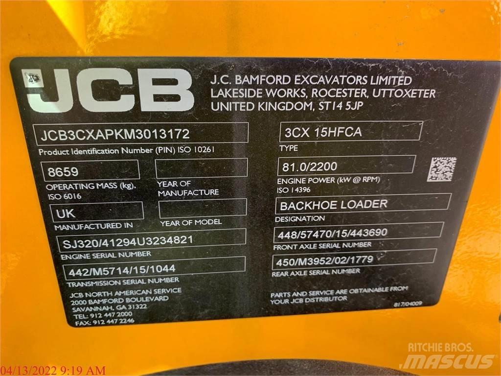 JCB 3CX15 SUPER Graaf-laadcombinaties
