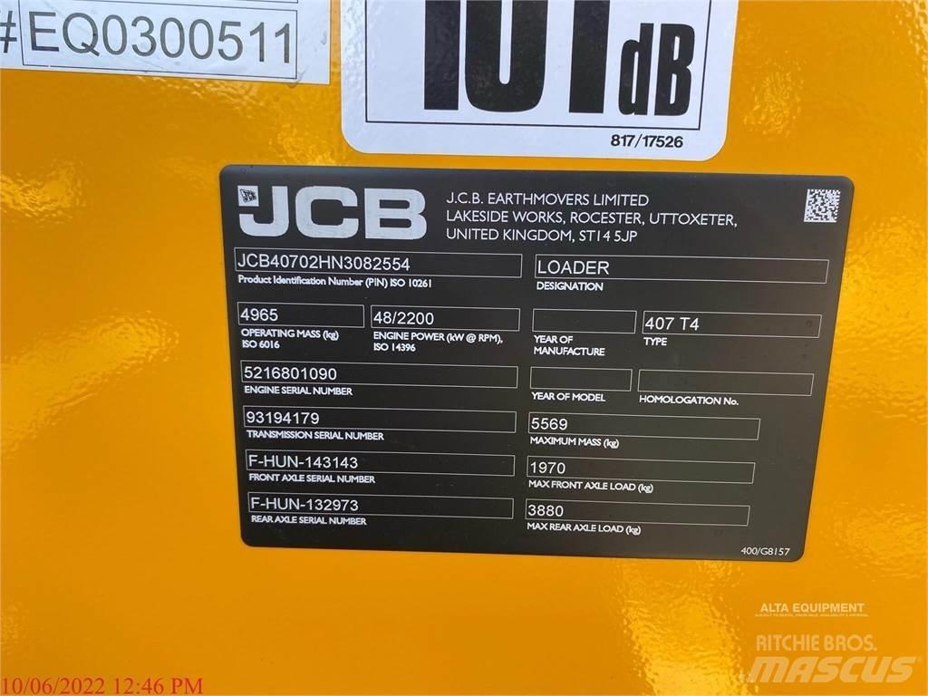 JCB 407 Wielladers