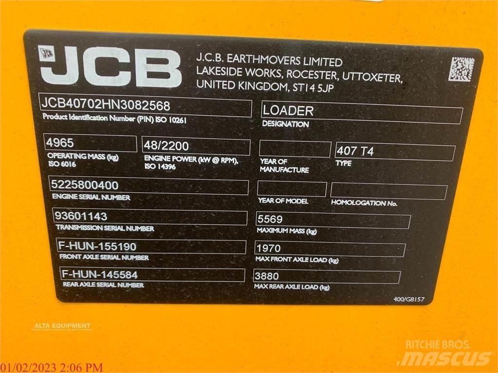 JCB 407B Wielladers