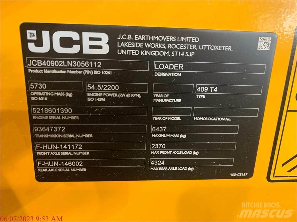 JCB 409 Wielladers