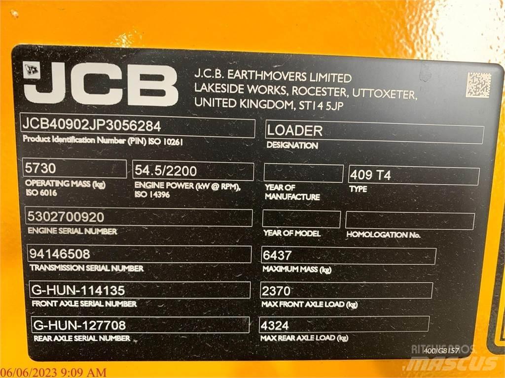 JCB 409 Wielladers