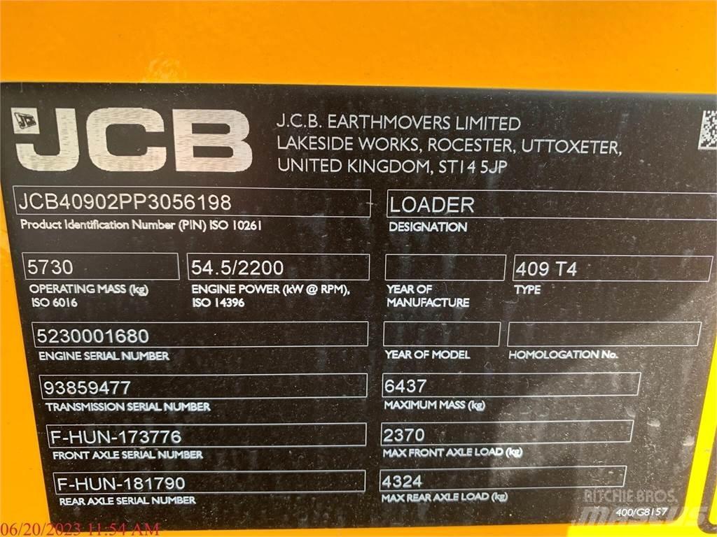 JCB 409 Wielladers