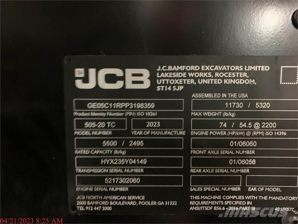 JCB 505-20TC Verreikers