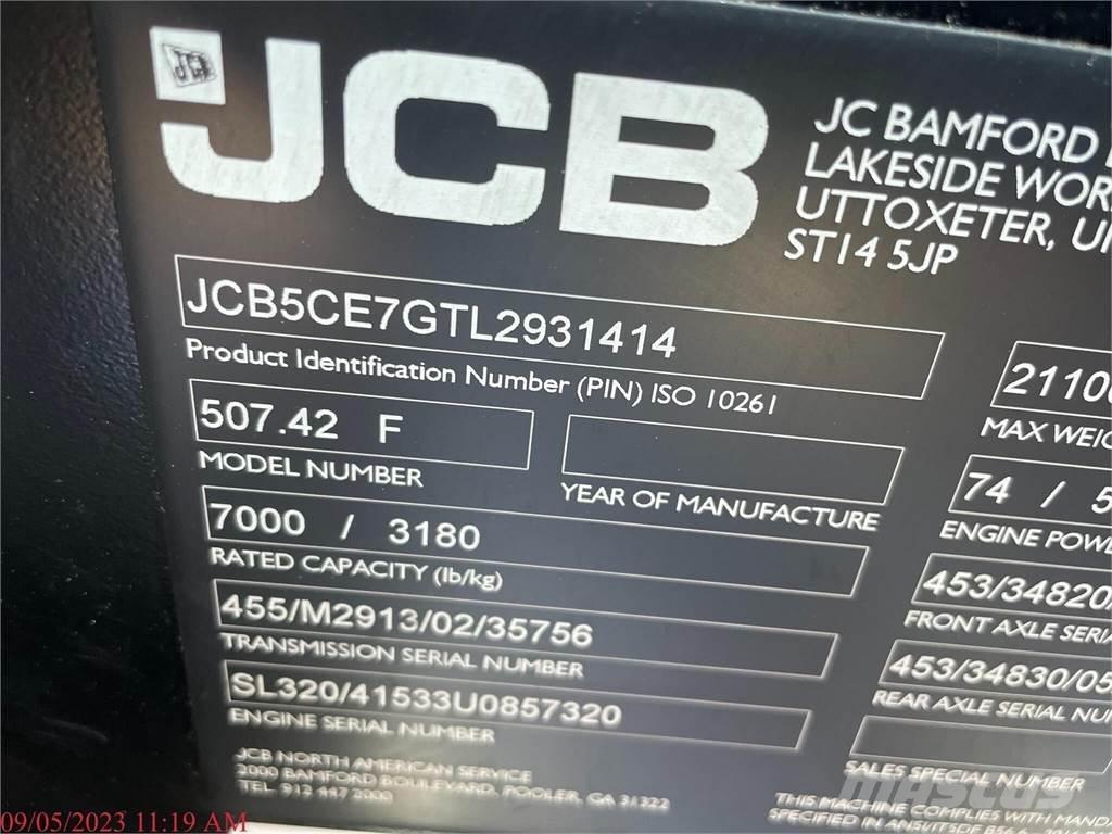 JCB 507-42 Verreikers