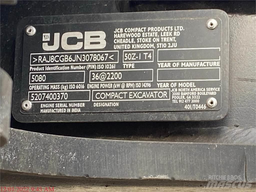 JCB 50Z-1 Minigraafmachines < 7t