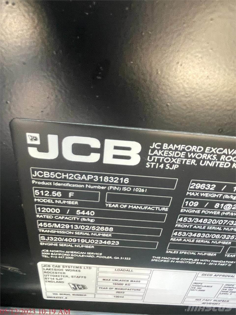 JCB 512-56 Verreikers