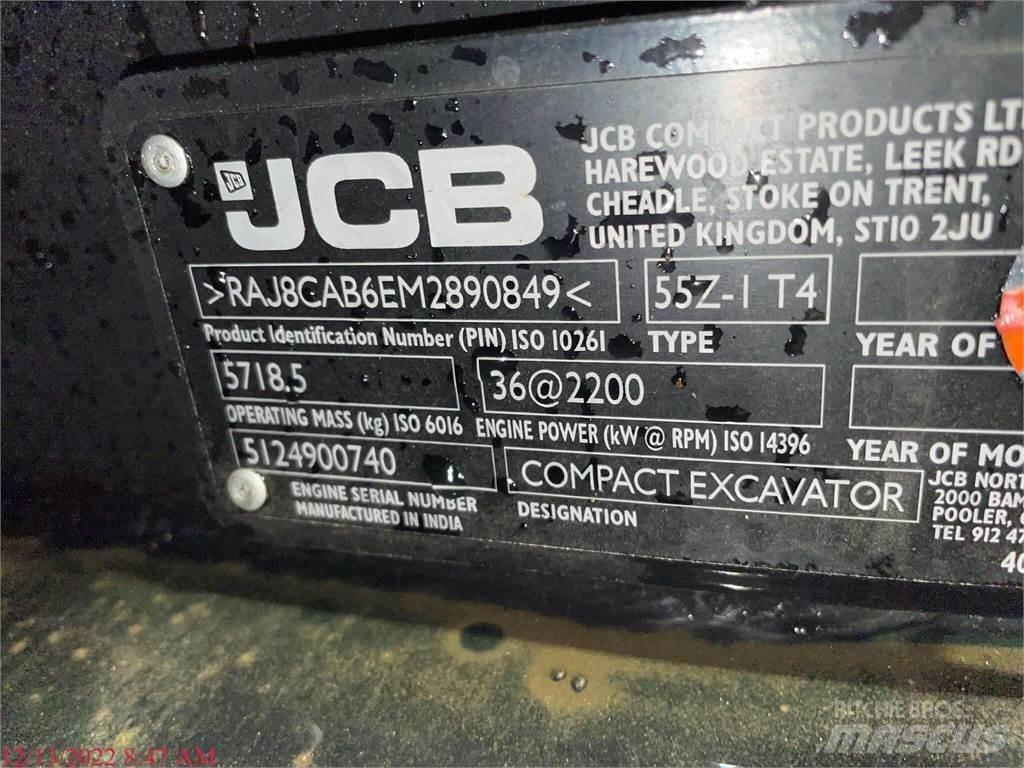 JCB 55Z-1 Minigraafmachines < 7t