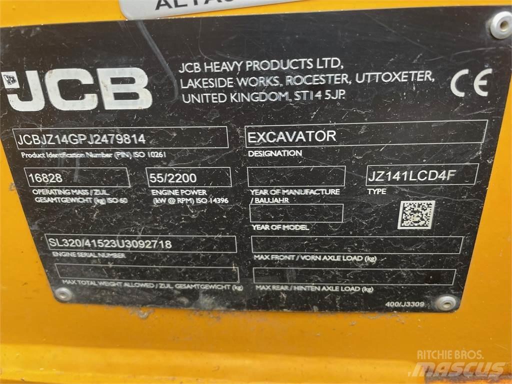 JCB JZ141 LC Rupsgraafmachines