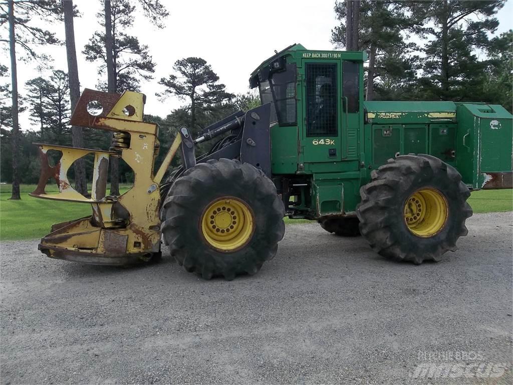 John Deere 643K Feller bunchers