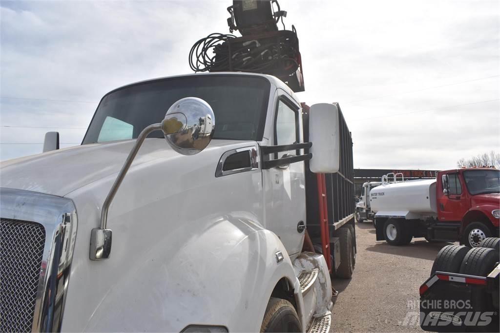 Kenworth T680 Vlakke laadvloer met kraan