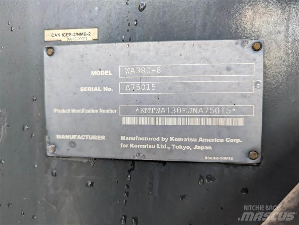 Komatsu WA380-8 Wielladers