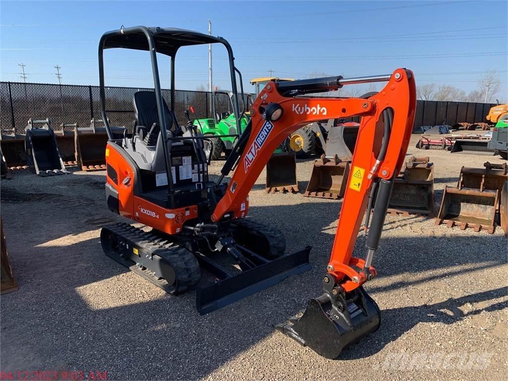 Kubota KX018-4 Minigraafmachines < 7t
