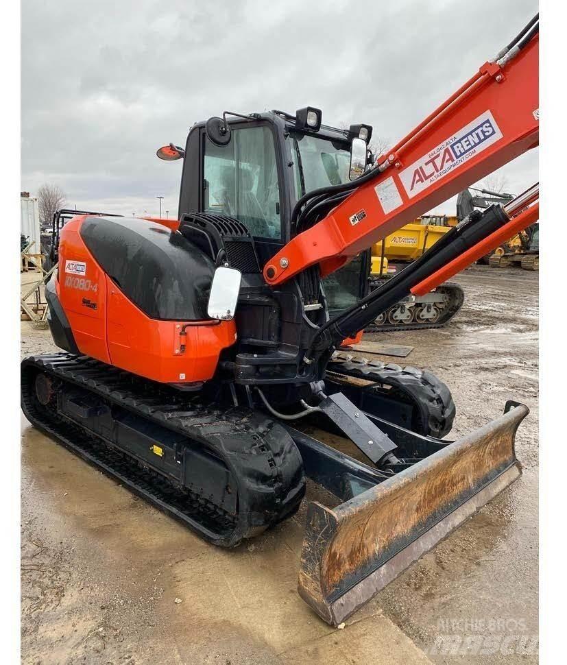 Kubota KX080 Stobbenfreesmachines