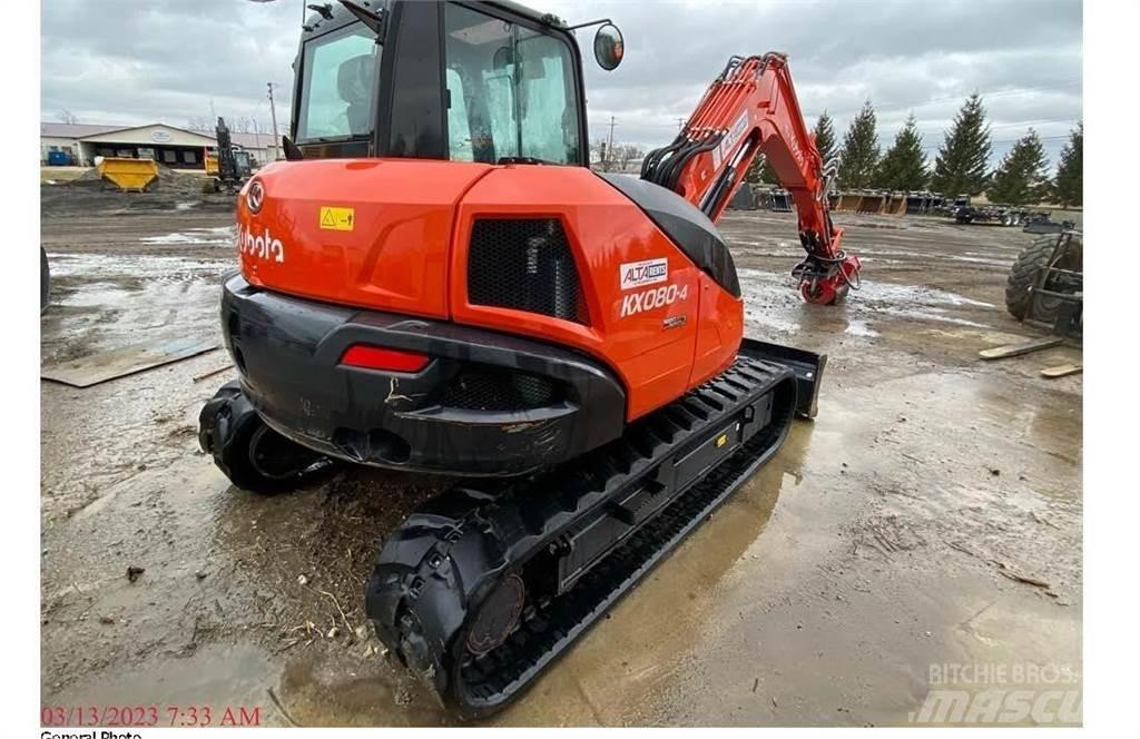 Kubota KX080 Stobbenfreesmachines