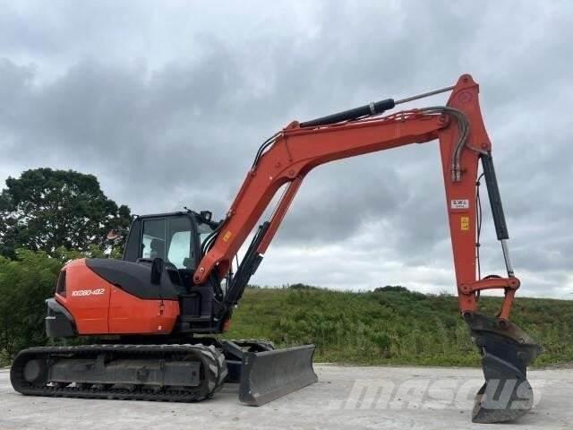Kubota KX080-4A Rupsgraafmachines
