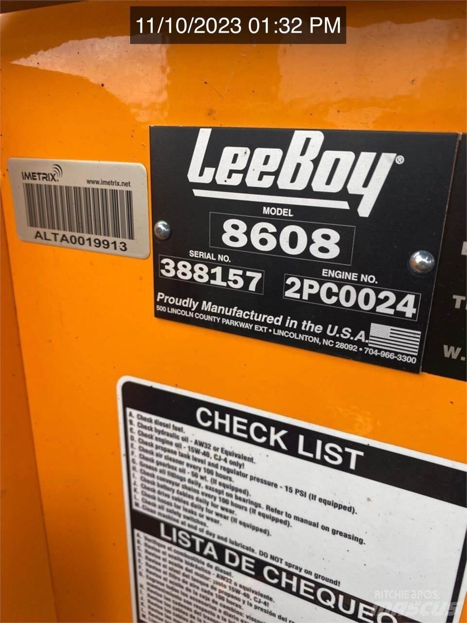 LeeBoy 8608 Asfaltafwerkmachines