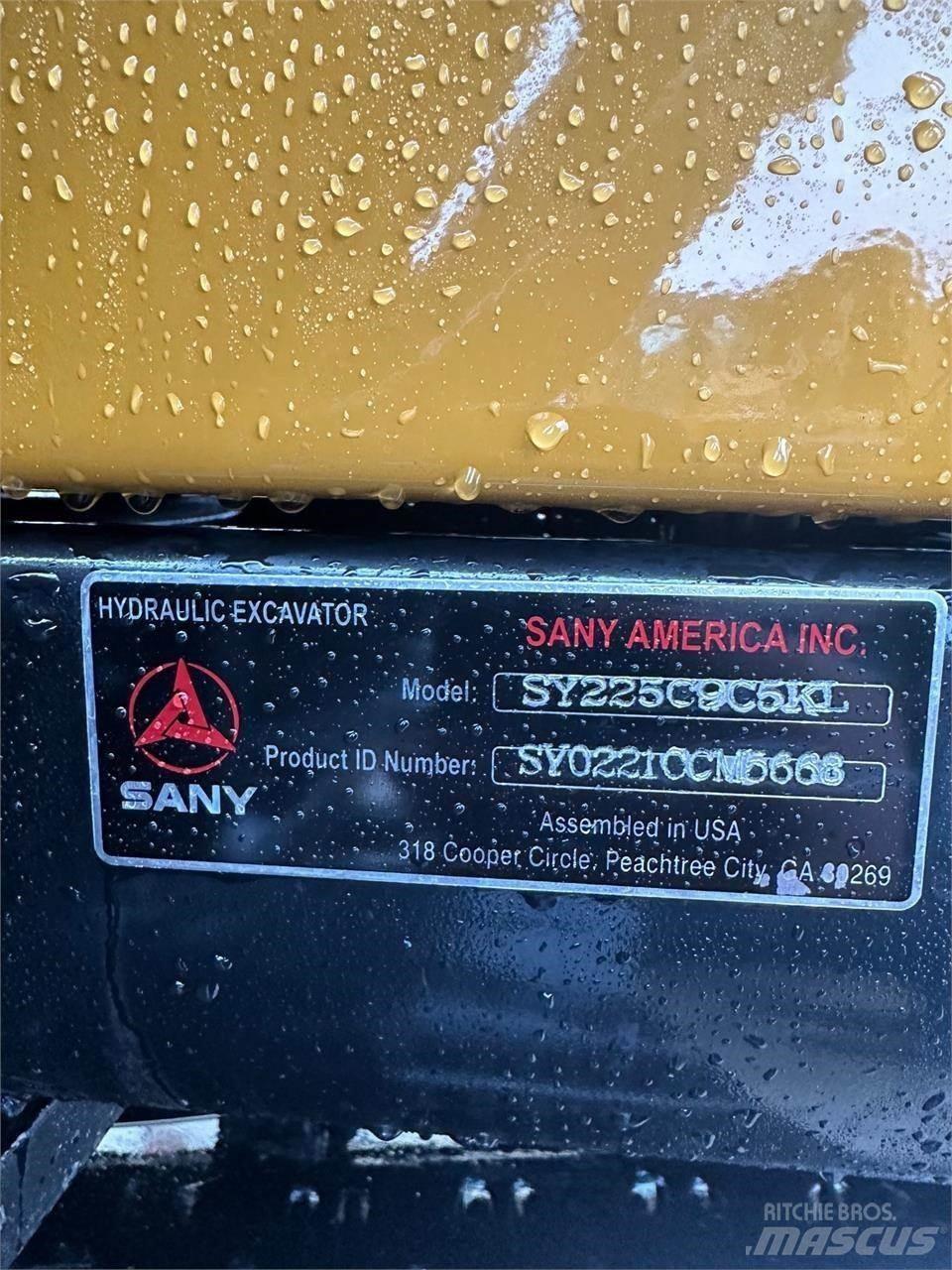 Sany SY225C Rupsgraafmachines