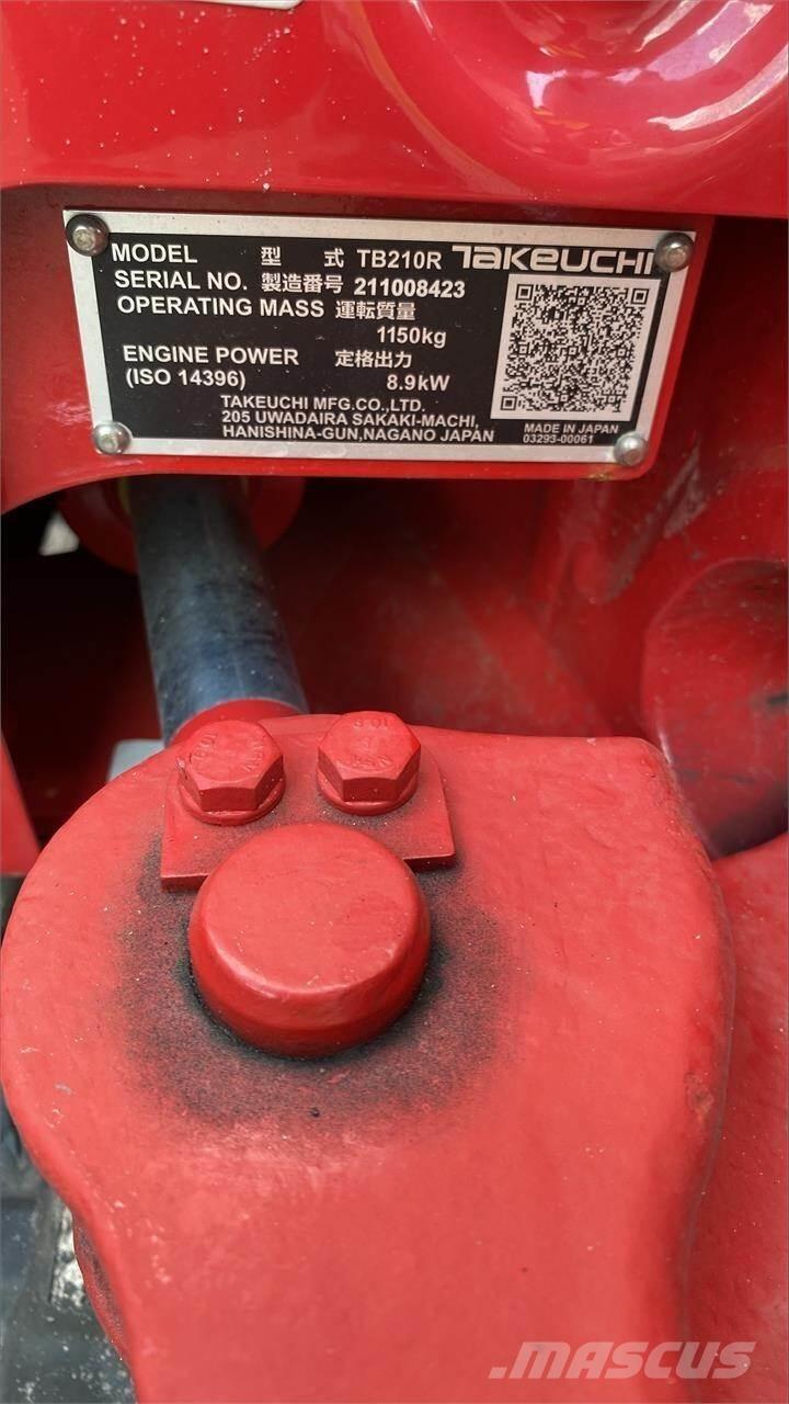 Takeuchi TB210R Minigraafmachines < 7t